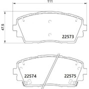 BREMBO Bremsklötze VA | KIA Picanto 11 | P 30 115