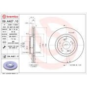 86 481 037 Bremsscheibe VA | HONDA CR-V 02 | 09.A407.11
