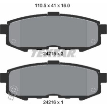 Bremsbelagsatz Mazda T.Mpv 02 | 2421501