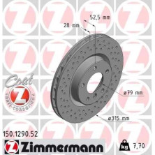 11 481 030 Sport Bremsscheibe VA li Spor BMW E36 M3 92 SPORT Z 150.1290.52