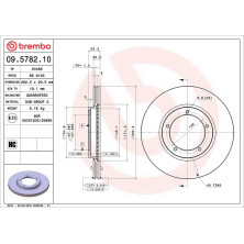 13 481 000 Bremsscheibe VA | PORSCHE 911,924,944 70 | 09.5782.10