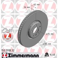ZIMMERMANN Bremsscheibe 150.2918.32 FORMULA F