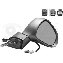 Außenspiegel Peugeot 207 grundiert +Temp. Sens. OE 8149ZH HAGUS 4029808