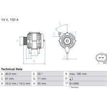 Lichtmaschine | FIAT Ducato 06 | 0 986 085 490