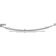 Federpaket - Federung/Dämpfung Ford T. Ranger 99-06 (3+2) (530/670mm) | 10.200.850.00