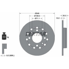 Bremsscheibe | 92325803