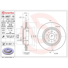76 482 014 Bremsscheibe HA | VOLVO XC90 02 | 09.9827.11