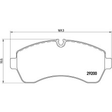 BREMBO Bremsklötze VA | MERCEDES Sprinter VW Crafter 06-16 | P 50 059
