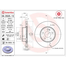 15 481 202 Bremsscheibe VA Co-Cast | MERCEDES C-Klasse 14 | 09.D525.13
