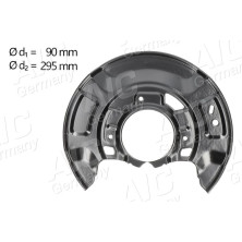 Bremsankerblech V L | TOYOTA Yaris 05-14 | 58261