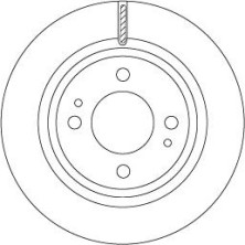 84 481 076 Bremsscheibe VA | MISTUBISHI Mirage, Attrage 12 | DF6908