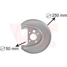 VAN WEZEL Spritzblech, Bremsscheibe | 5888374