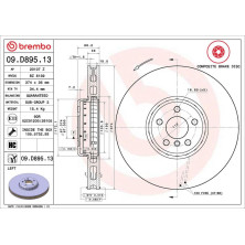Bremsscheibe VA li | BMW 3, 5, 6, 7, 8 15 | 09.D895.13