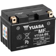 Yuasa MF VRLA Batterie COMBIPACK | offen, mit Säurepaket | YT12A-BS -Y