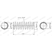 MONROE Fahrwerksfeder | SP3273