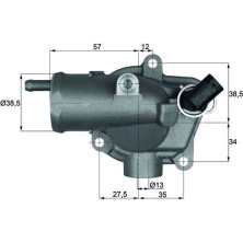 Integralthermostat | MERCEDES W210 220/270 CDI | TI 27 92