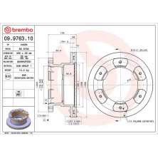 40 481 058 Bremsscheibe VA | IVECO Daily 06 | 09.9763.10