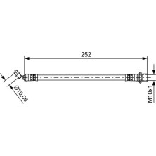 Bremsschlauch | TOYOTA,LEXUS | 1987481662