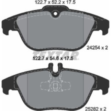 Bremsbelagsatz Db T. W204 07-/X204 Gusseisenschelle | 2425401