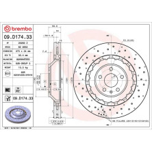Bremsscheibe VA | AUDI A3 12 | 09.D174.33