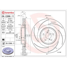 82 481 191 Bremsscheibe VA li | LEXUS GS, RC 14 | 09.C266.11