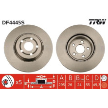 Bremsscheibe Toyota P. Avensis | DF4445S