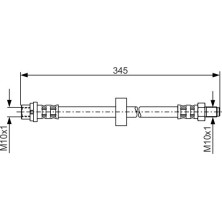 Bremsschlauch HA | FORD Transit,Tourneo 02 | 1987481168