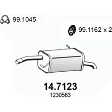 Endschalldämpfer | FORD Fusion 02 | 14.7123