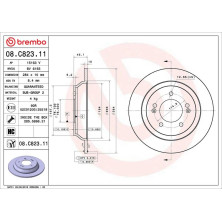 Bremsscheibe HA | KIA Carens | 08.C823.11