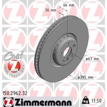 ZIMMERMANN Bremsscheibe 150.2962.32 FORMULA F