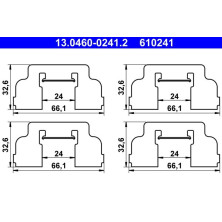 ATE Zubehörsatz, Scheibenbremsbelag 13.0460-0241.2