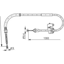 Handbremsseil li | MINI | 1987482227