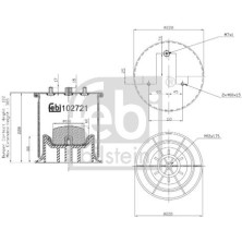 Federbalg, Luftfederung | 102721 Federbalg, Luftfederung | 102721