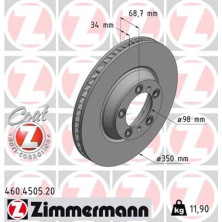 ZIMMERMANN Bremsscheibe ZIMMERMANN Bremsscheibe