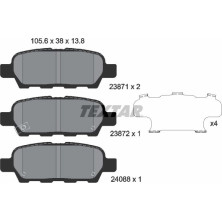 Bremsbelagsatz Nissan T. X-Trail/Qashqai | 2387101