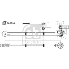 FEBI BILSTEIN Spurstangenkopf | 185764
