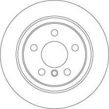 11 482 090 Bremsscheibe HA | BMW 2er, X1 13 | DF6756