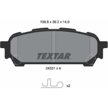 Bremsbelagsatz Subaru T. Impreza 00 | 2433101