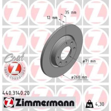 Bremsscheibe HA | CITROEN C4,OPEL,PEUGEOT 20 | 440.3140.20