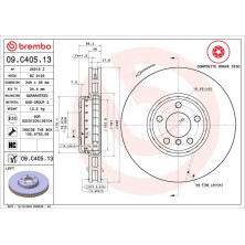 11 481 108 Brembo PREMIUM VA zweiteilig | BMW 518-535,640,650,730-740 09 | 09.C405.13