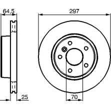 Bremsscheibe VA | LAND ROVER Range Rover 94 | 0 986 478 483