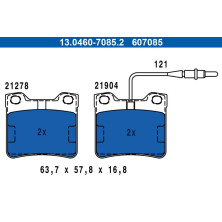 Bremsbelagsatz Db T. Vito 2.0-2.3 96-03 | 13.0460-7085.2