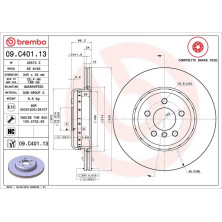 11 482 093 Brembo PREMIUM HA zweiteilig | BMW 3er, 4er 11 | 09.C401.13