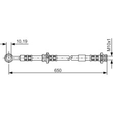 Bremsschlauch | NISSAN Primera | 1987476364