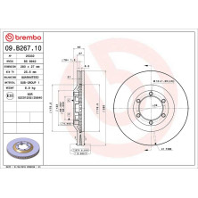81 481 004 Bremsscheibe VA | ISUZU D-Max 02 | 09.B267.10