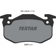 Bremsbelagsatz Renault T. Megane/Clio/19/Zx/Xsara/206/306 | 2097401