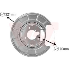 VAN WEZEL Spritzblech, Bremsscheibe 4047374