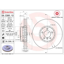 11 481 126 Brembo PREMIUM VA zweiteilig | BMW 5er, 6er 10 | 09.C393.13