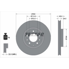 Bremsscheibe Mazda P. Rx 8 2.6 03-12 | 92261503