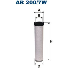 FILTRON Sekundärluftfilter AR 200/7W